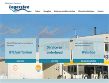 Tablet Screenshot of legerstee-watersport.nl